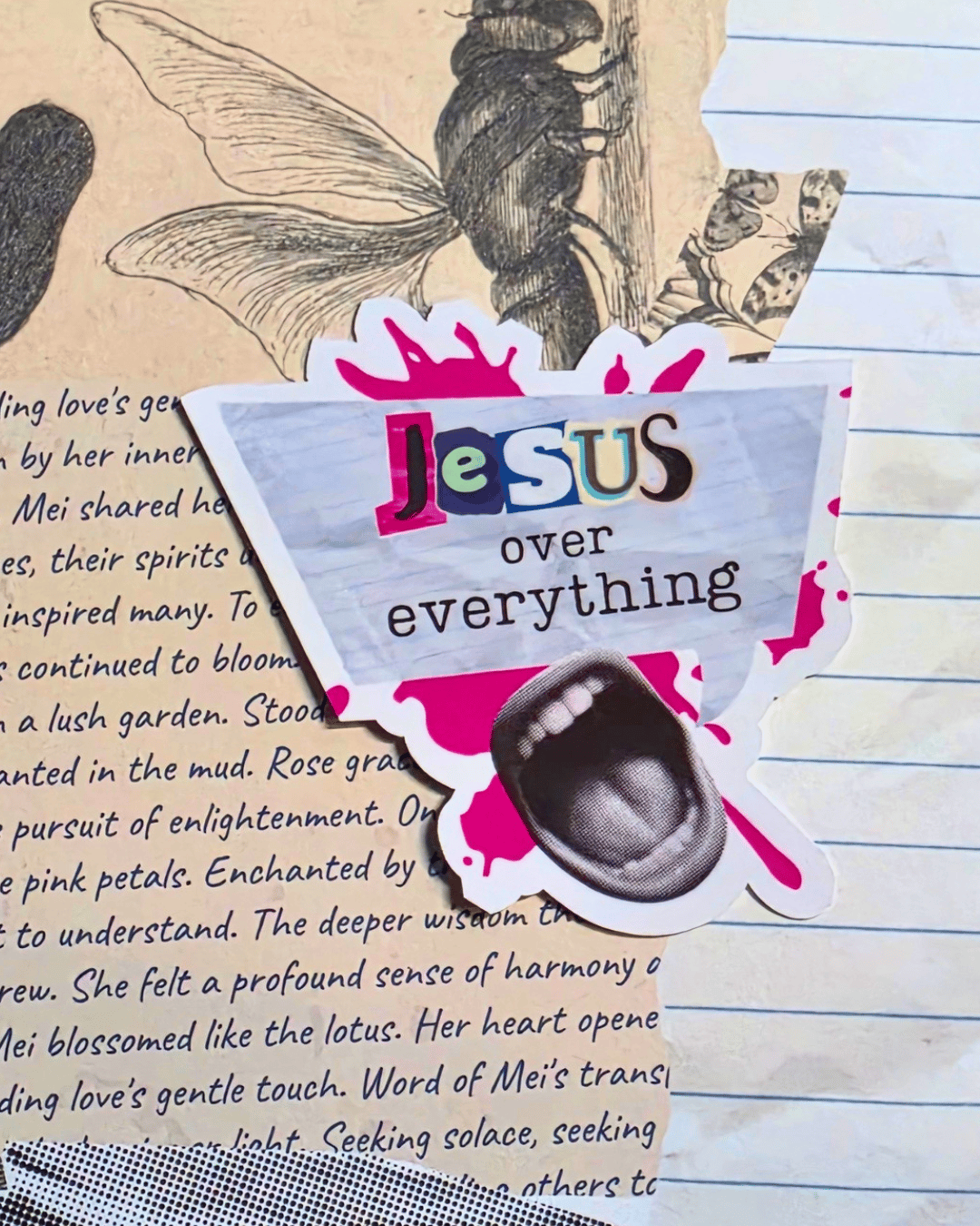 Jesus Over Everything Sticker