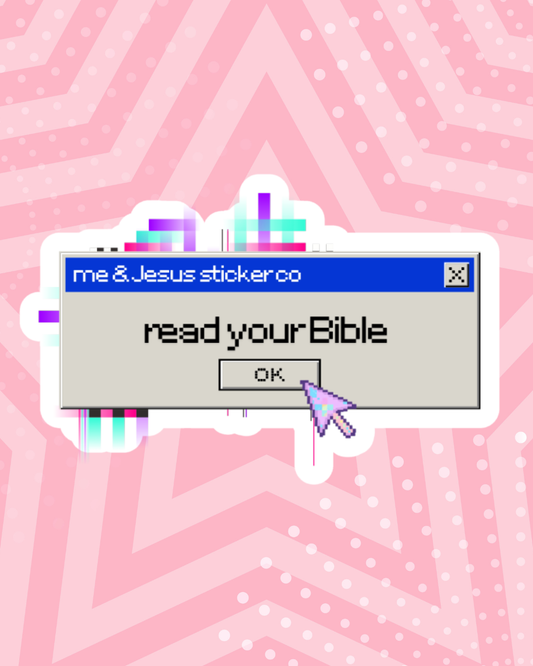 Read Your Bible Waterproof Sticker