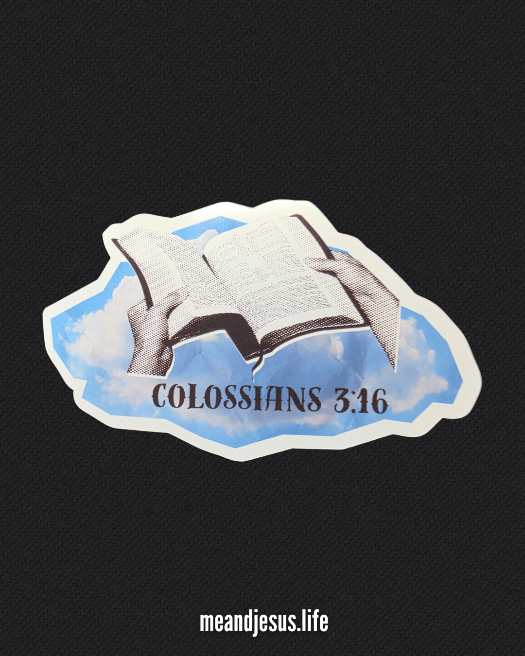 Colossians 3:16 Sticker