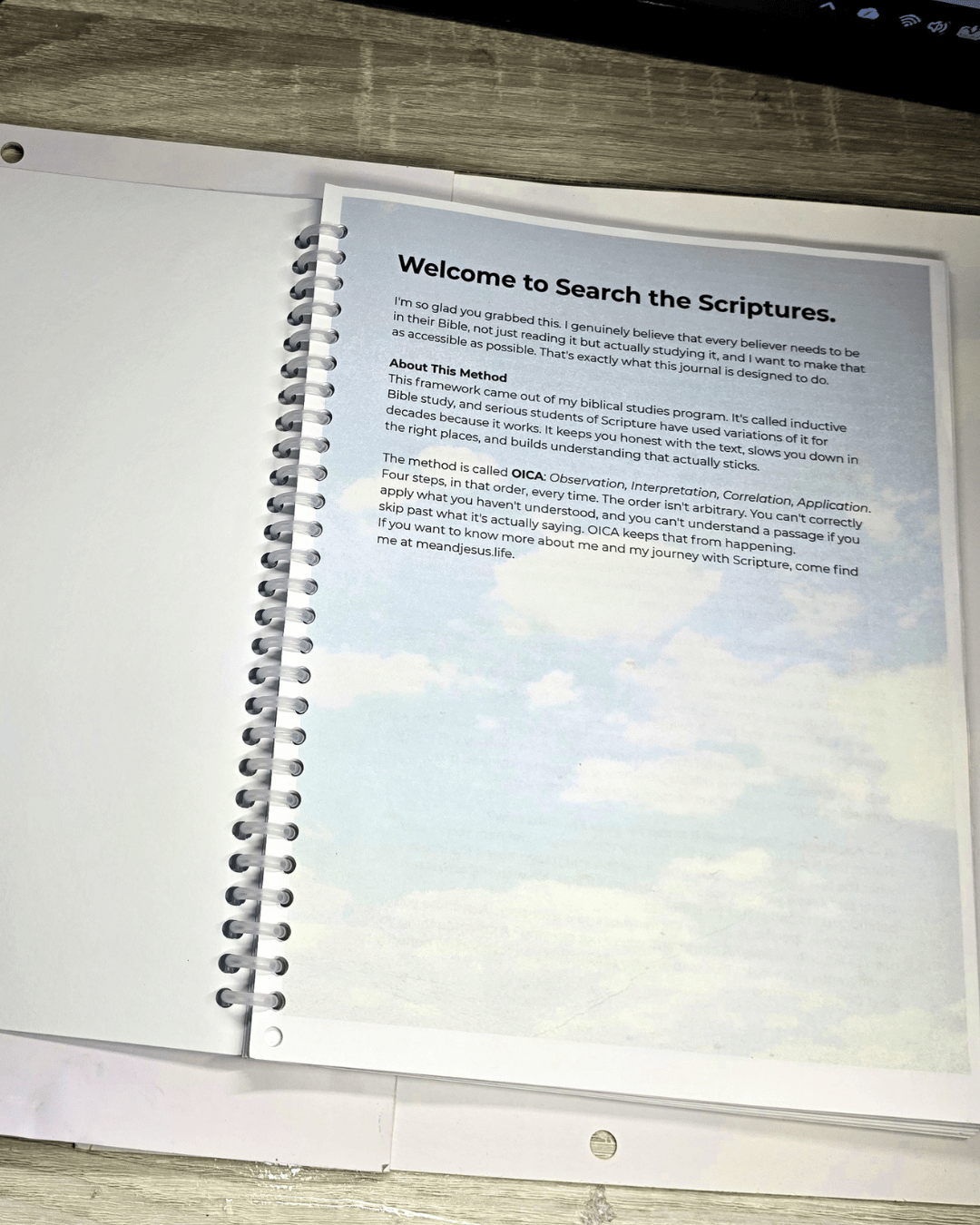 TYPO SALE Search the Scriptures: An Inductive Bible Study Journal